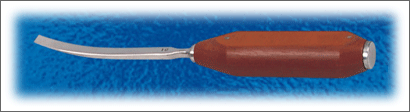 Osteotome Curved Fibre Handle 